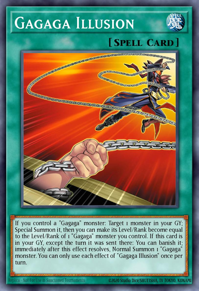 Gagaga Illusion Yu-Gi-Oh card