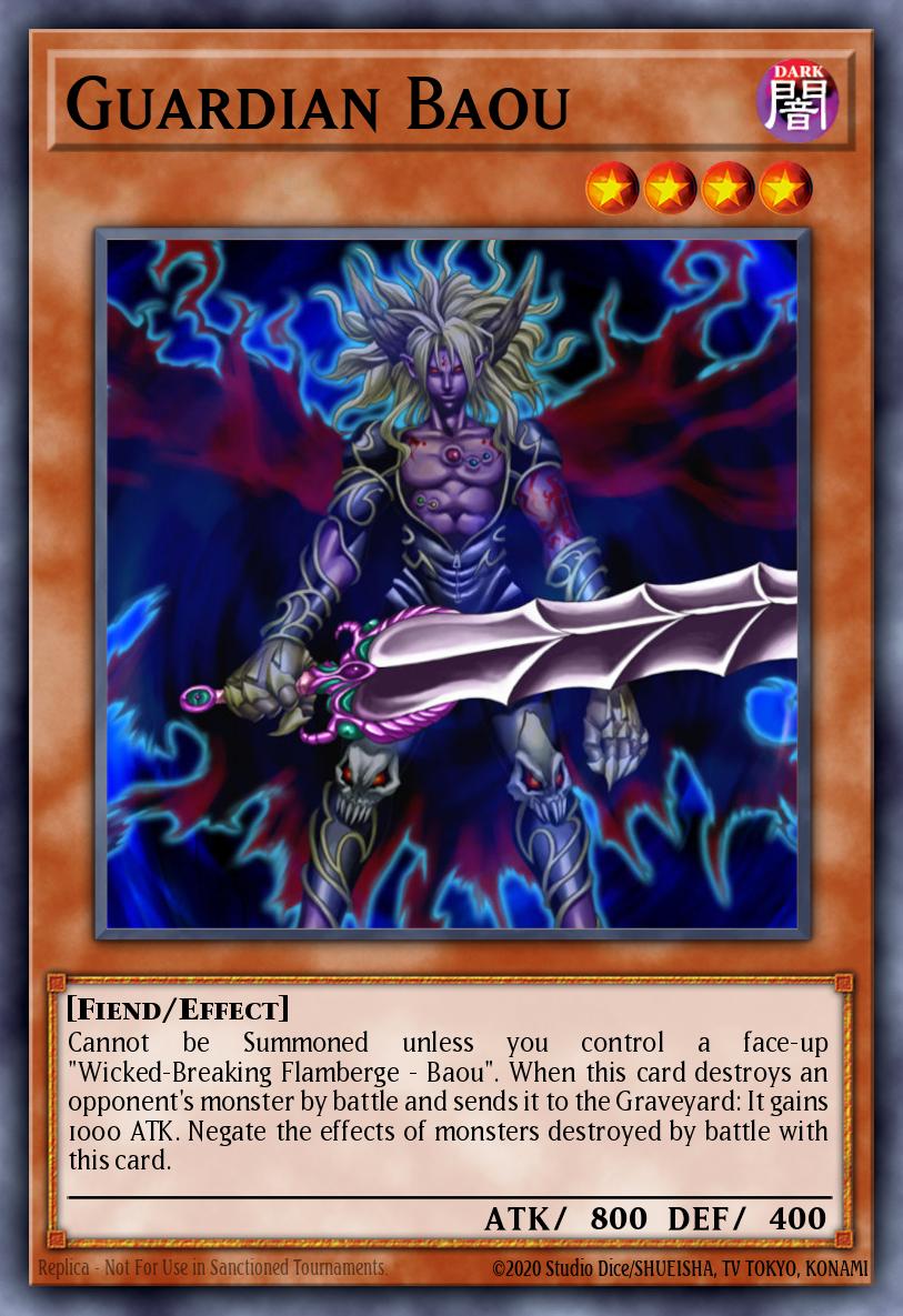 Guardian Baou Yu-Gi-Oh card