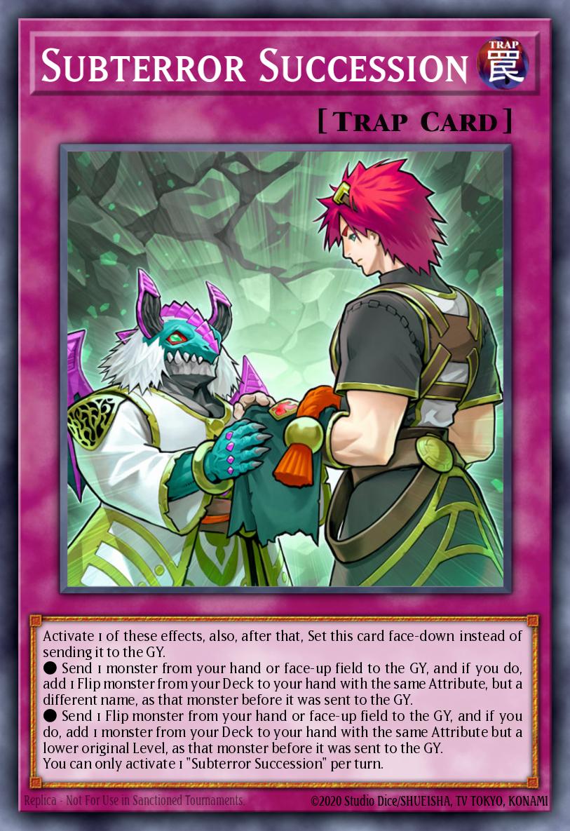 Subterror Succession Yu-Gi-Oh card