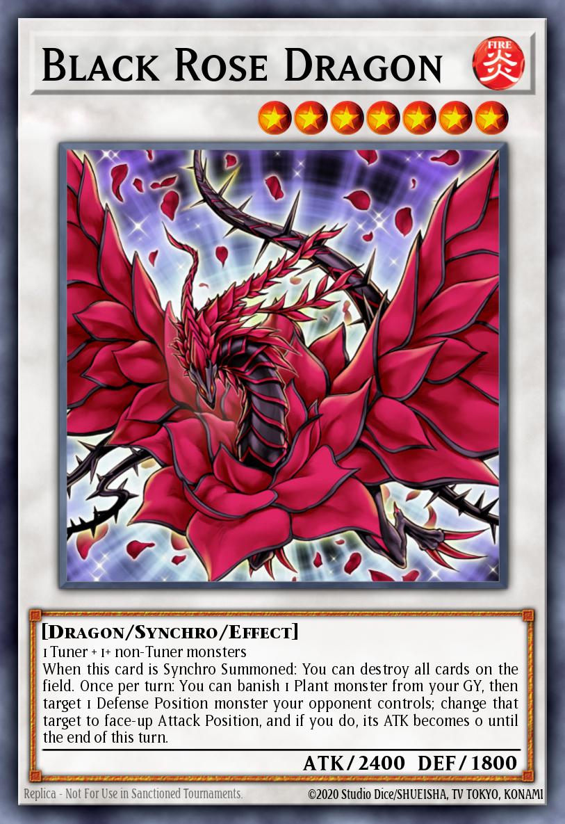 Black Rose Dragon Yu-Gi-Oh card