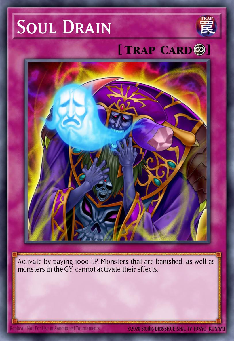 Soul Drain Yu-Gi-Oh card