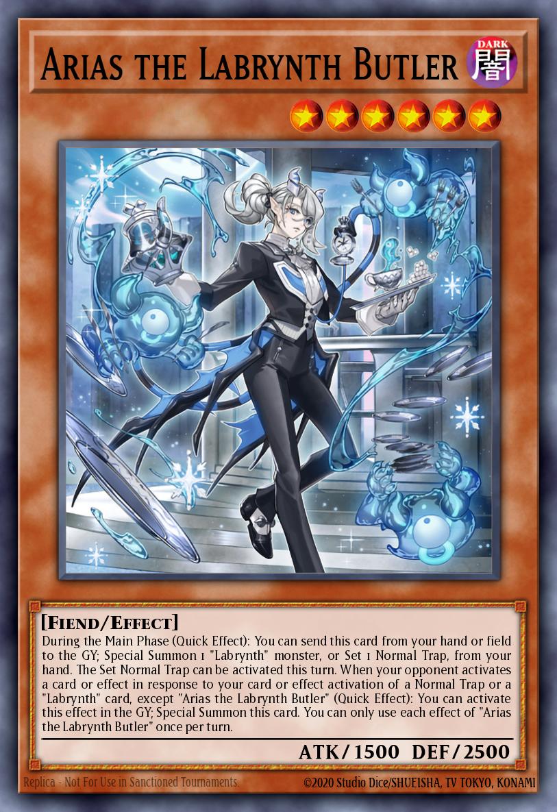Arias the Labrynth Butler Yu-Gi-Oh card