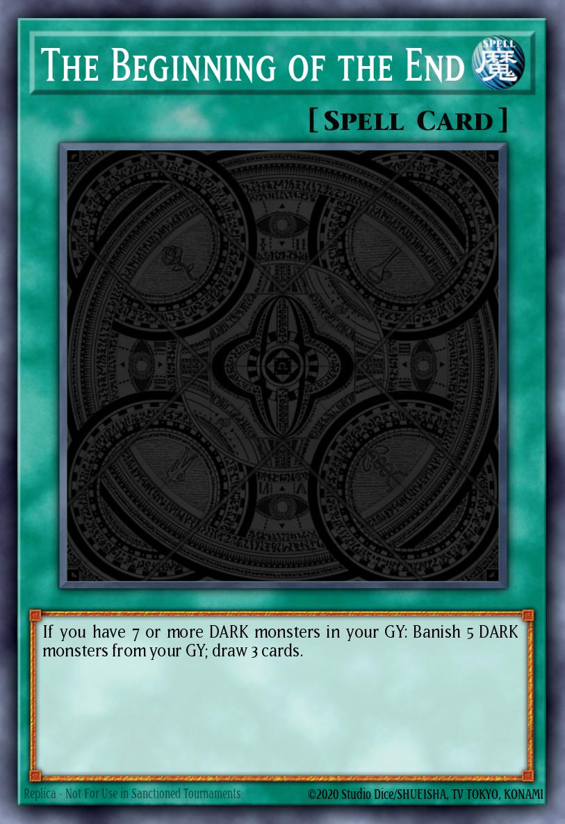 The Beginning of the End Yu-Gi-Oh card