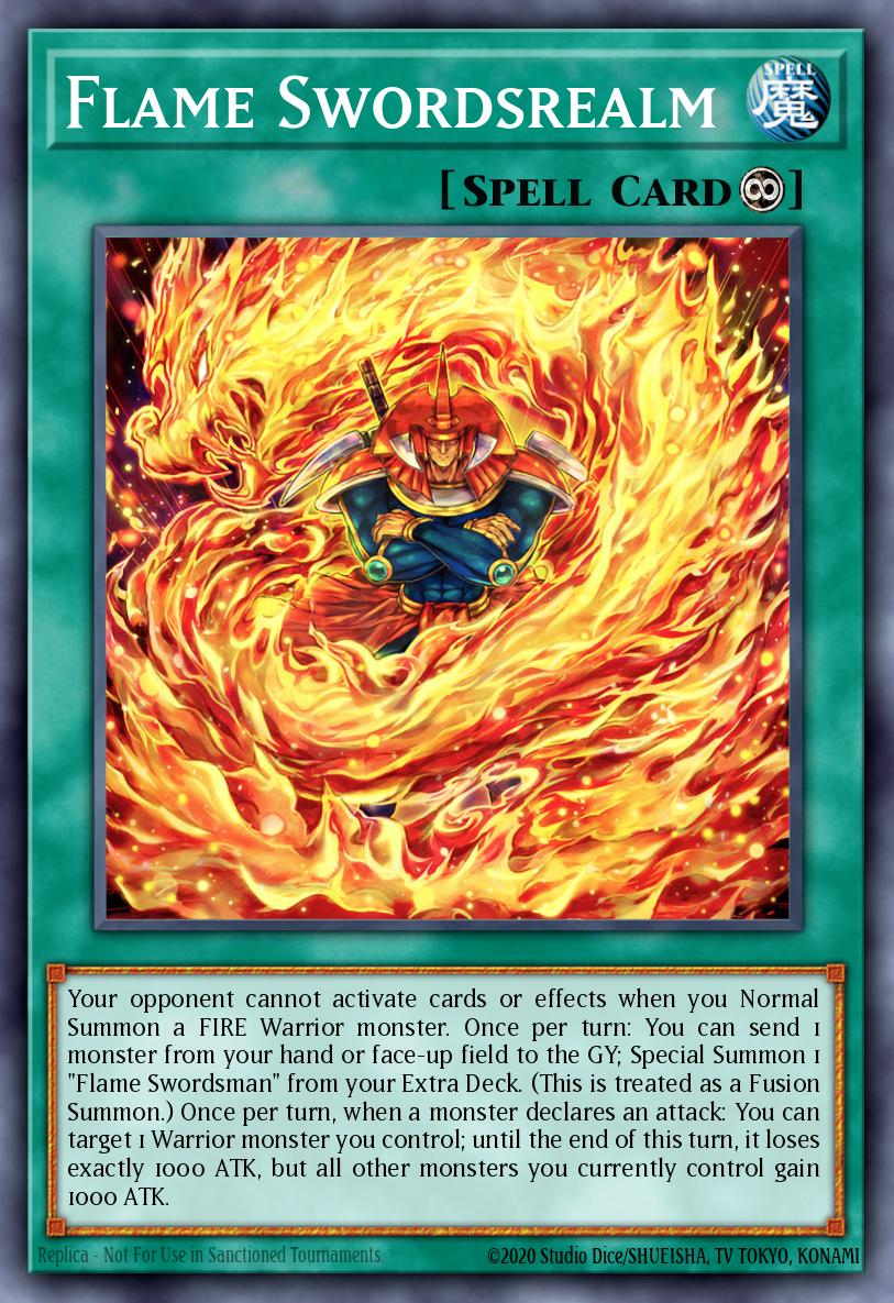 Flame Swordsrealm Yu-Gi-Oh card