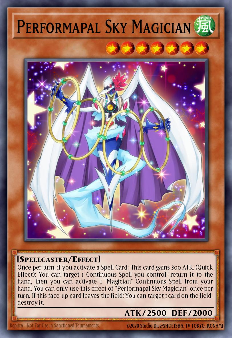 Performapal Sky Magician Yu-Gi-Oh card