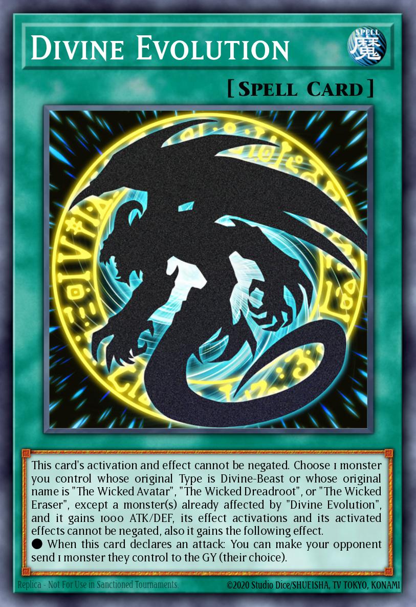 Divine Evolution Yu-Gi-Oh card