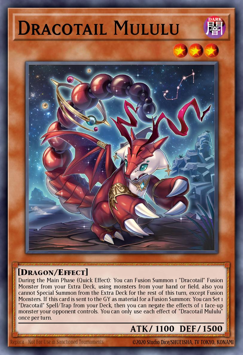 Dracotail Mululu Yu-Gi-Oh card
