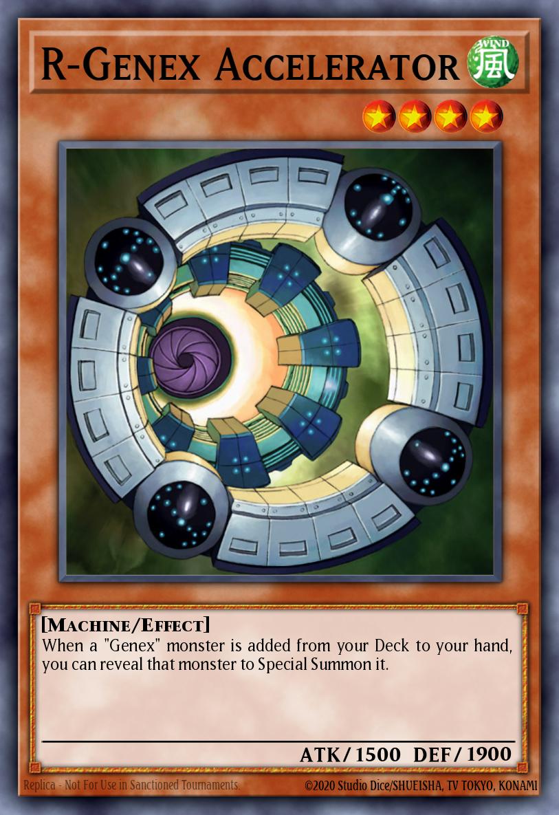 R-Genex Accelerator Yu-Gi-Oh card