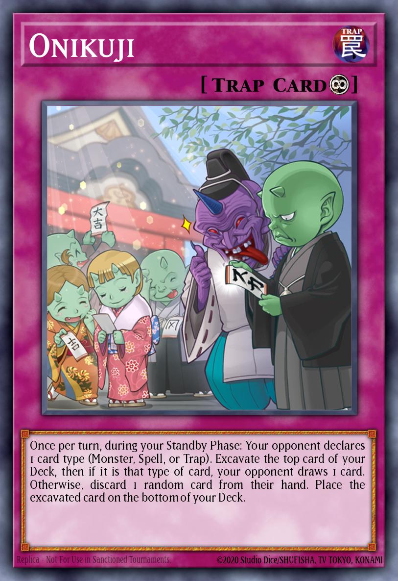 Onikuji Yu-Gi-Oh card
