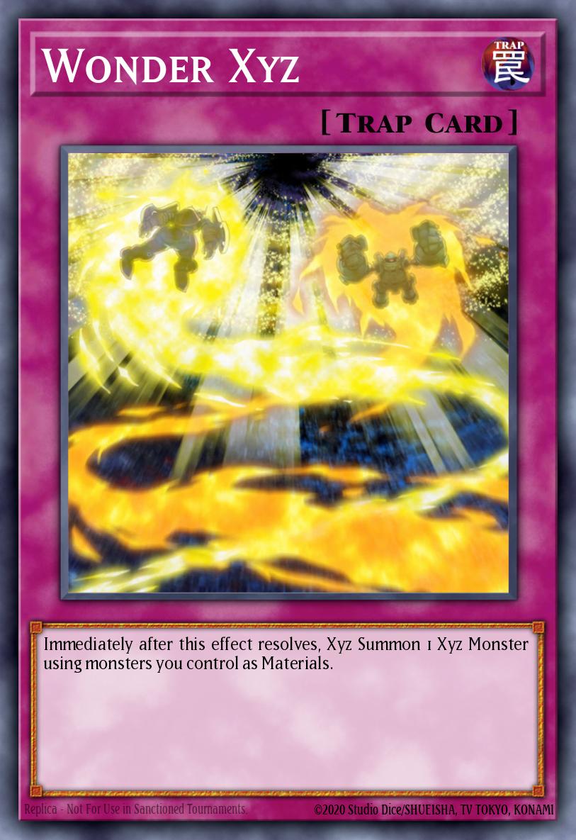 Wonder Xyz Yu-Gi-Oh card