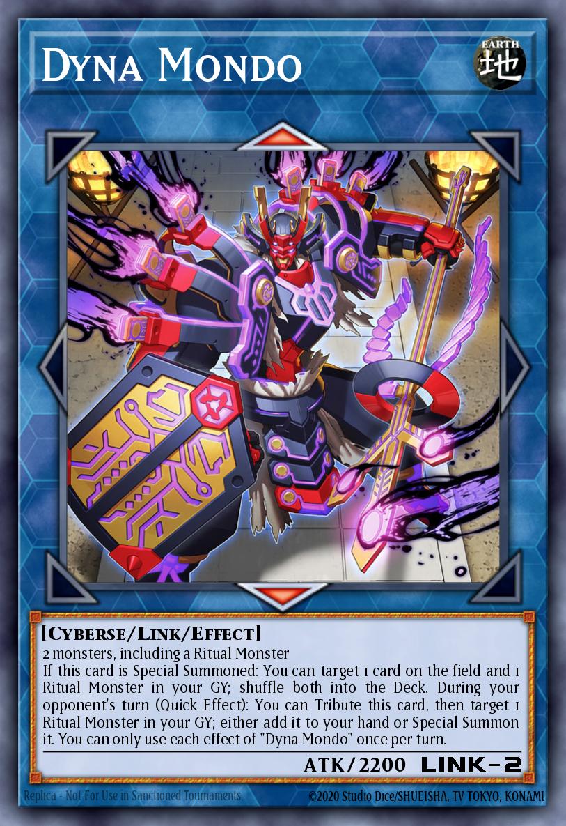 Dyna Mondo Yu-Gi-Oh card
