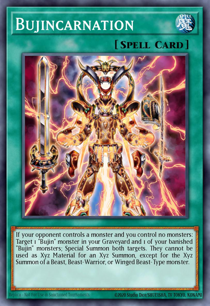 Bujincarnation Yu-Gi-Oh card