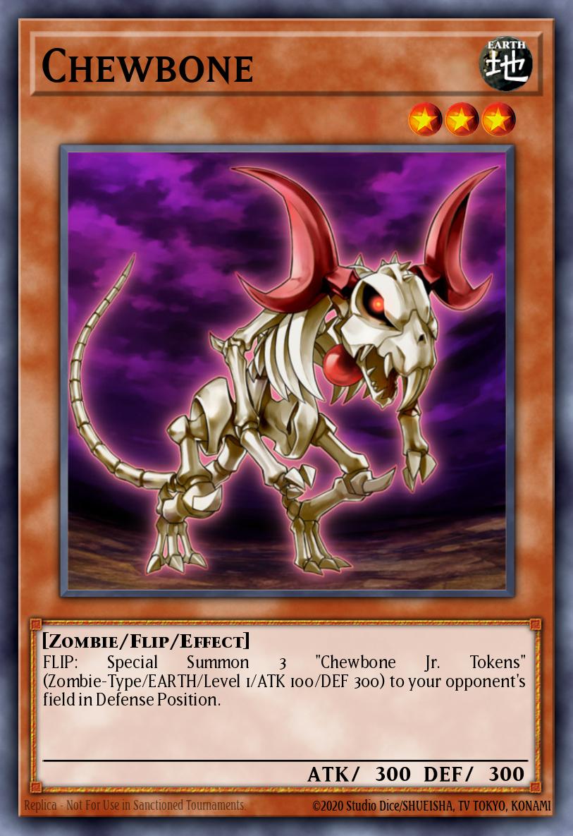 Chewbone Yu-Gi-Oh card