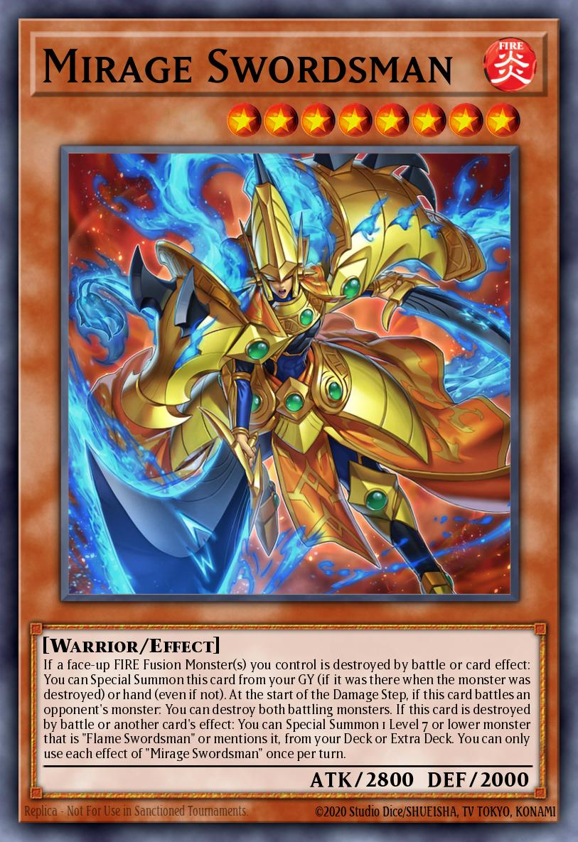 Mirage Swordsman Yu-Gi-Oh card