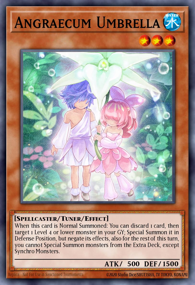 Angraecum Umbrella Yu-Gi-Oh card