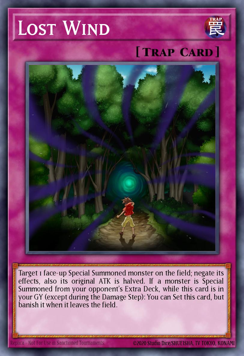 Lost Wind Yu-Gi-Oh card