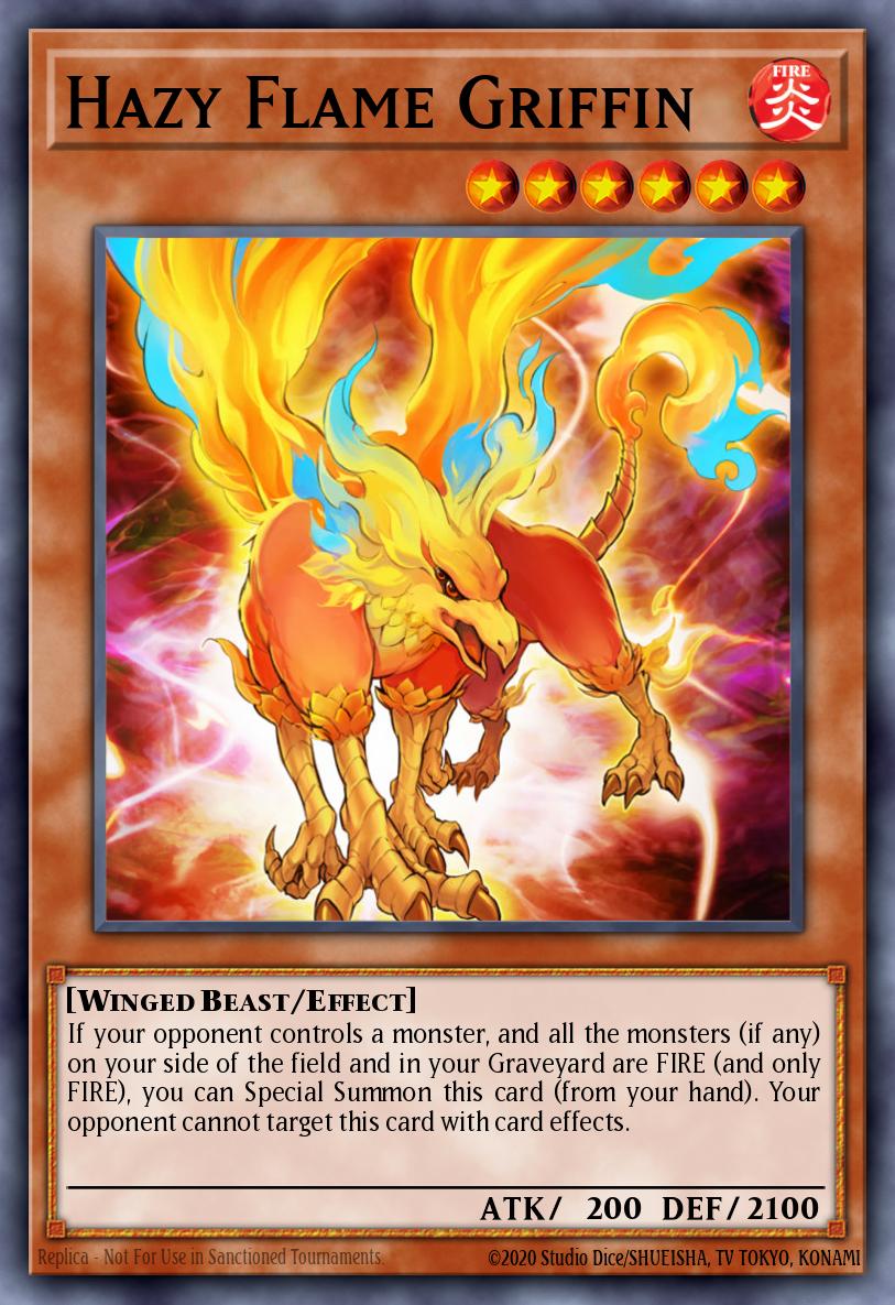 Hazy Flame Griffin Yu-Gi-Oh card