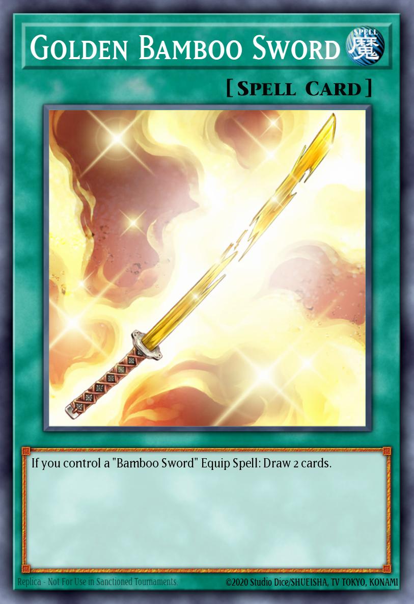 Golden Bamboo Sword Yu-Gi-Oh card
