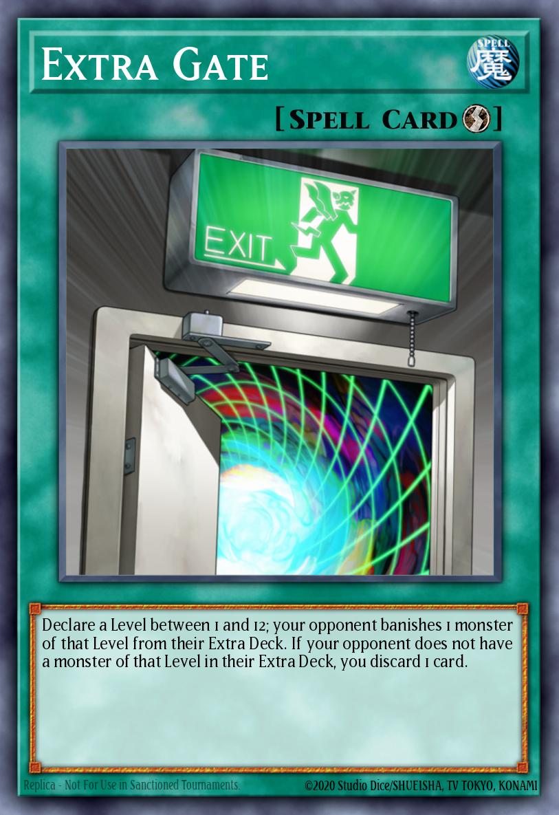 Extra Gate Yu-Gi-Oh card