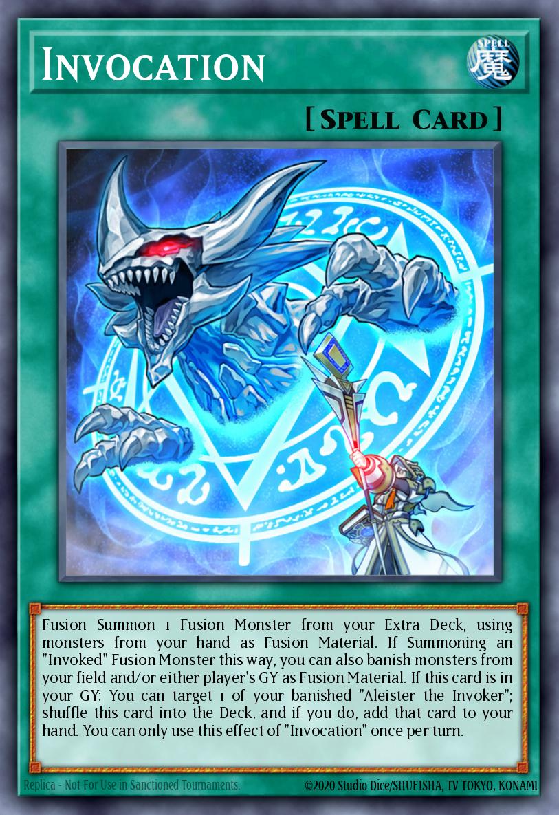 Invocation Yu-Gi-Oh card