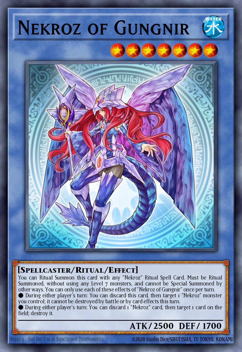 Nekroz of Gungnir Yu-Gi-Oh card