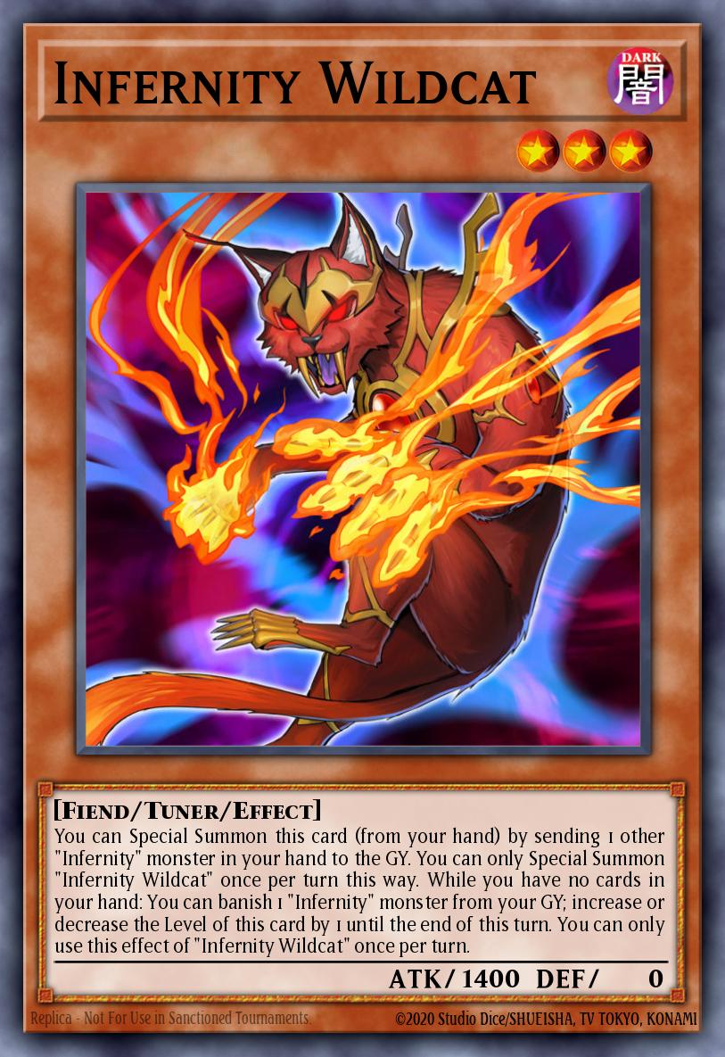 Infernity Wildcat Yu-Gi-Oh card
