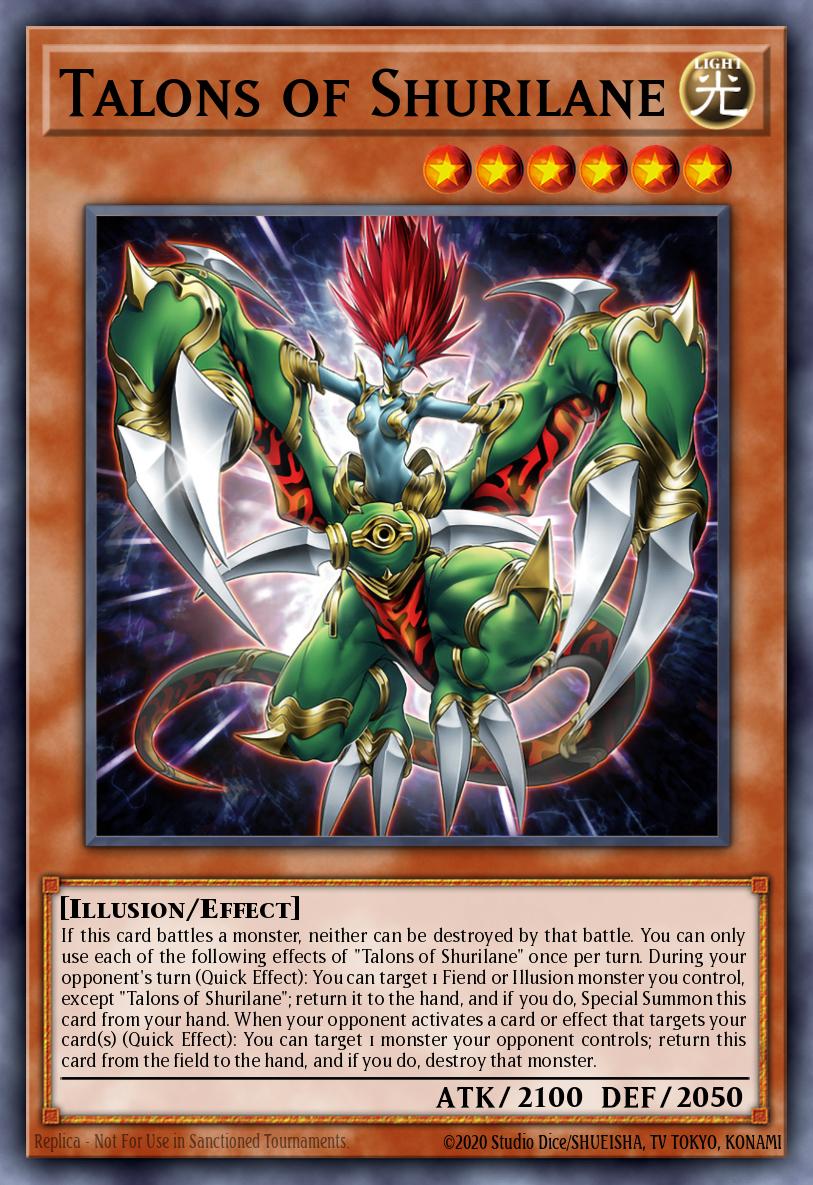 Talons of Shurilane Yu-Gi-Oh card
