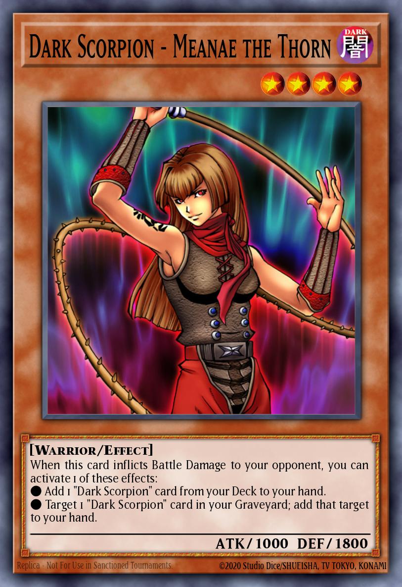 Dark Scorpion - Meanae the Thorn Yu-Gi-Oh card