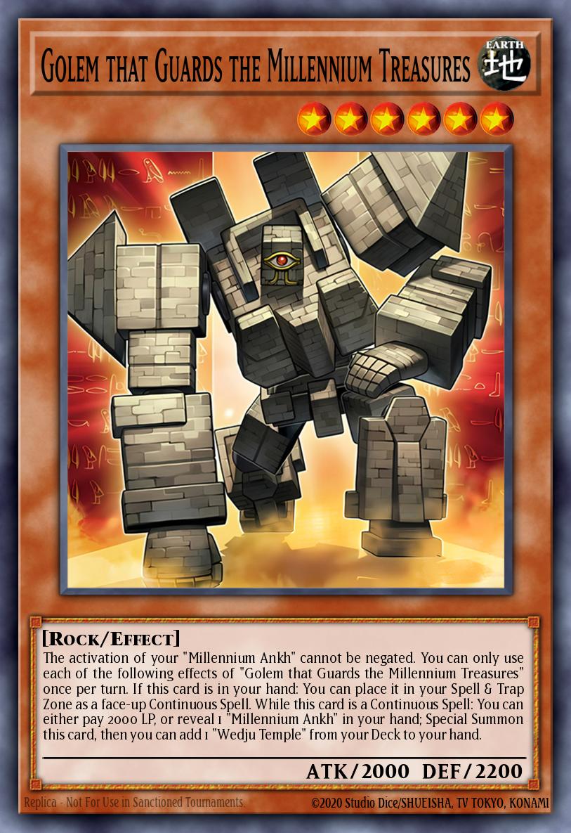 Golem that Guards the Millennium Treasures Yu-Gi-Oh card