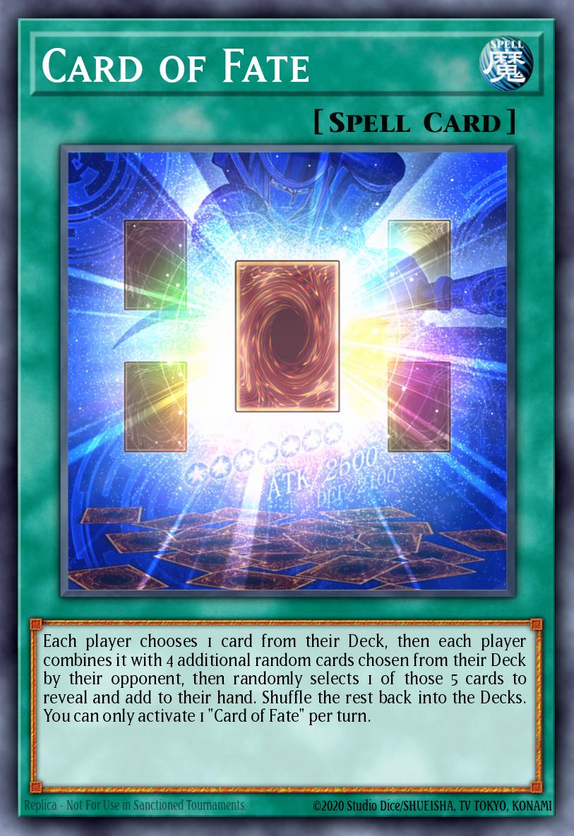 Card of Fate Yu-Gi-Oh card