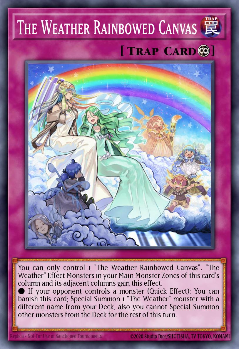 The Weather Rainbowed Canvas Yu-Gi-Oh card