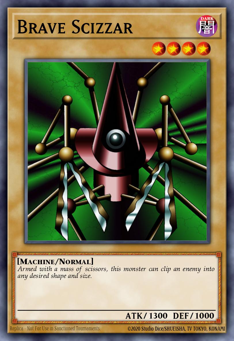 Brave Scizzar Yu-Gi-Oh card