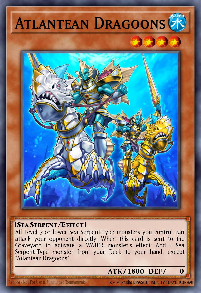 Atlantean Dragoons Yu-Gi-Oh card