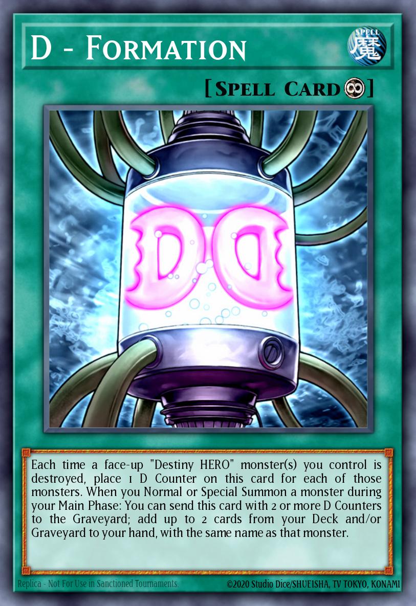 D - Formation Yu-Gi-Oh card