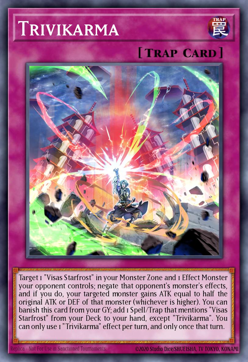 Trivikarma Yu-Gi-Oh card