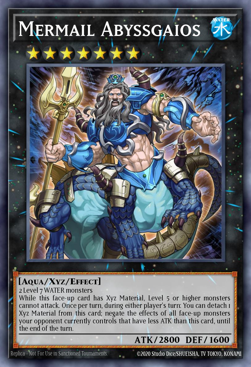 Mermail Abyssgaios Yu-Gi-Oh card