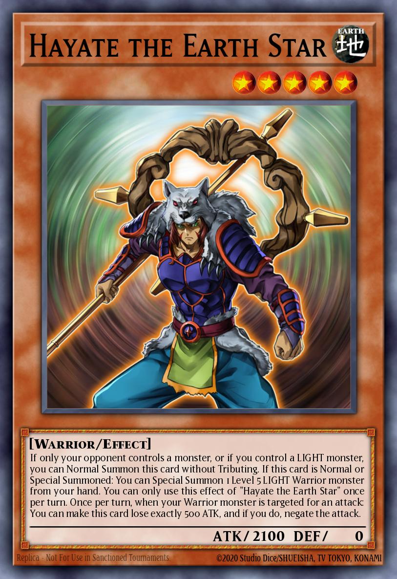 Hayate the Earth Star Yu-Gi-Oh card