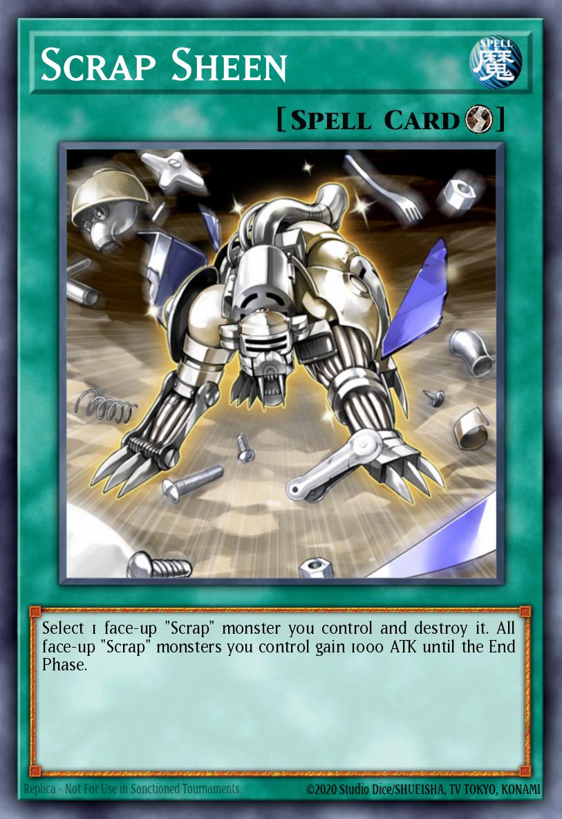 Scrap Sheen Yu-Gi-Oh card