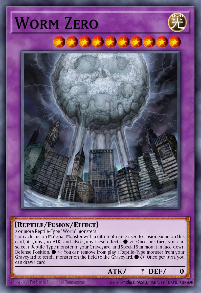 Worm Zero Yu-Gi-Oh card
