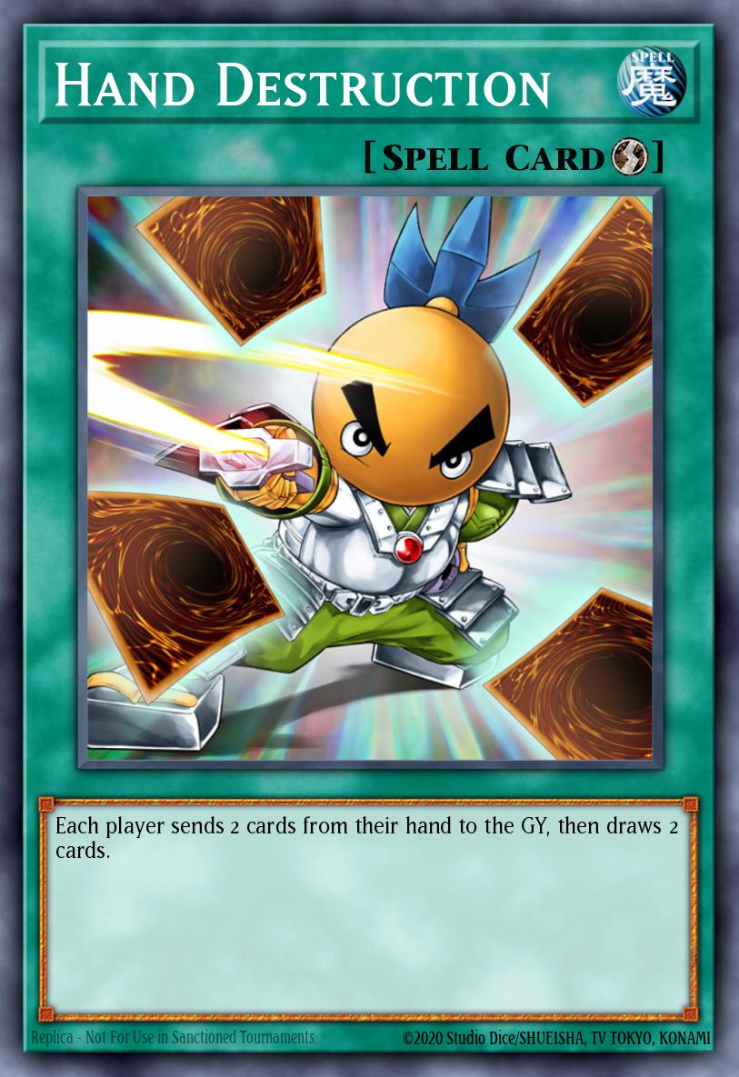 Hand Destruction Yu-Gi-Oh card