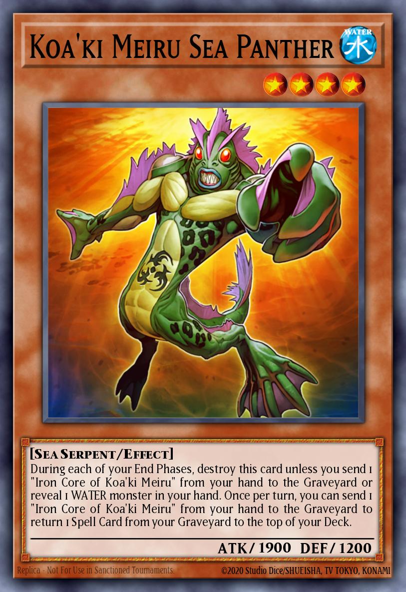 Koa'ki Meiru Sea Panther Yu-Gi-Oh card