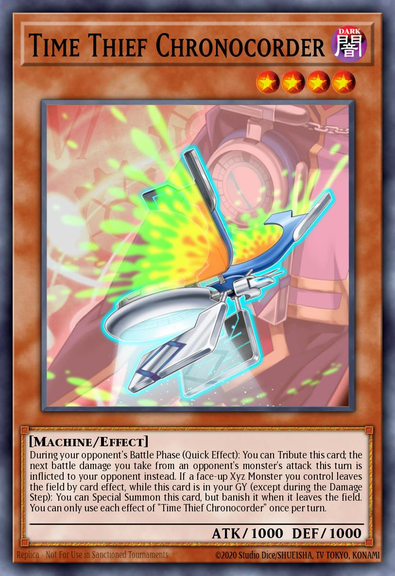 Time Thief Chronocorder Yu-Gi-Oh card