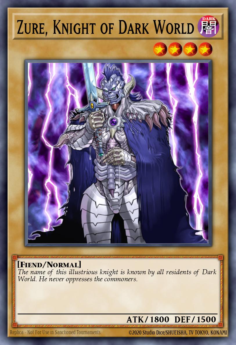 Zure, Knight of Dark World Yu-Gi-Oh card