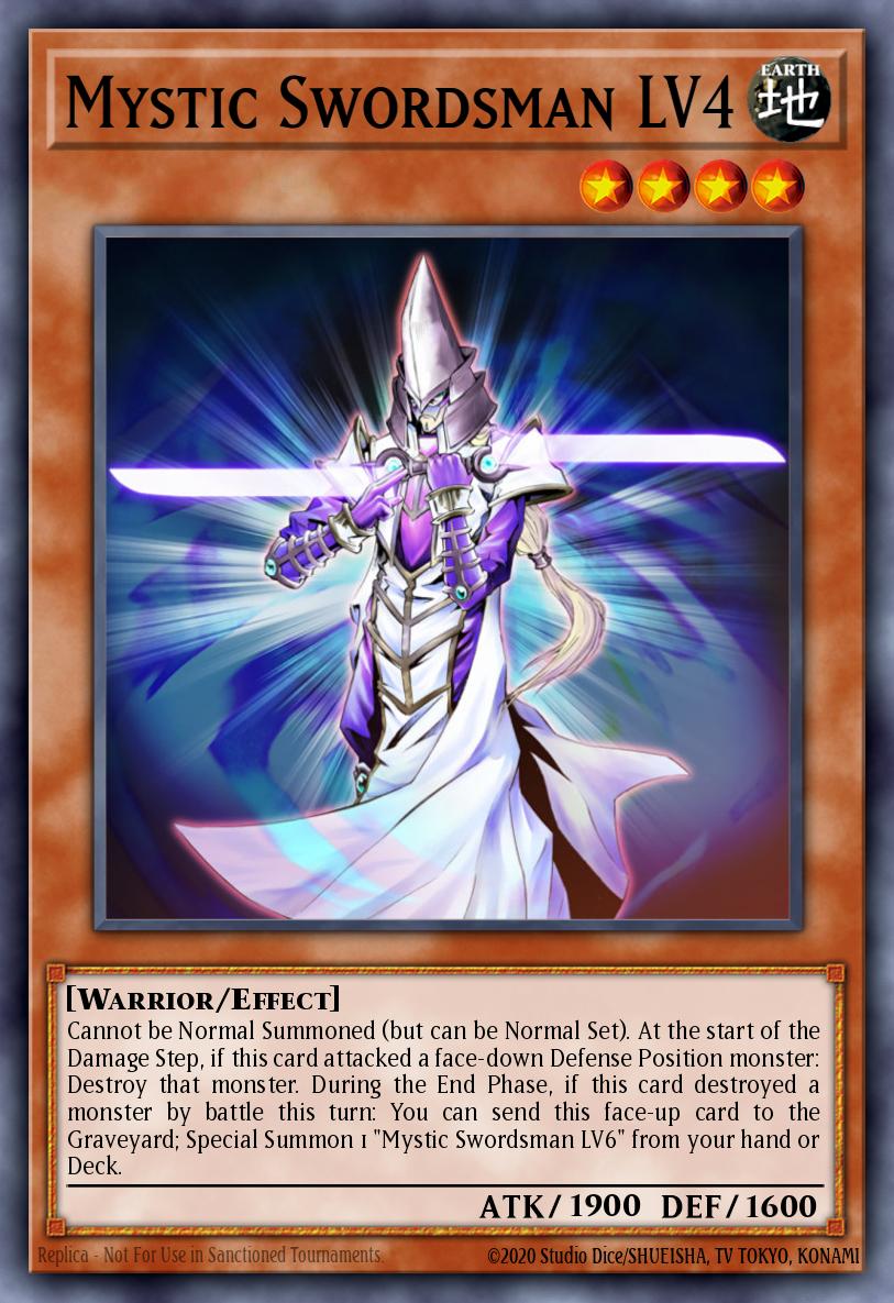 Mystic Swordsman LV4 Yu-Gi-Oh card