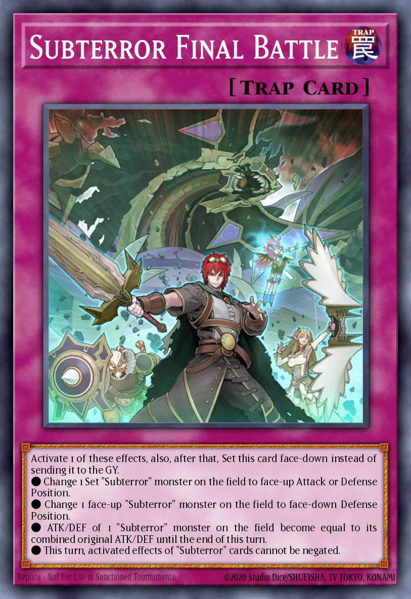 Subterror Final Battle Yu-Gi-Oh card