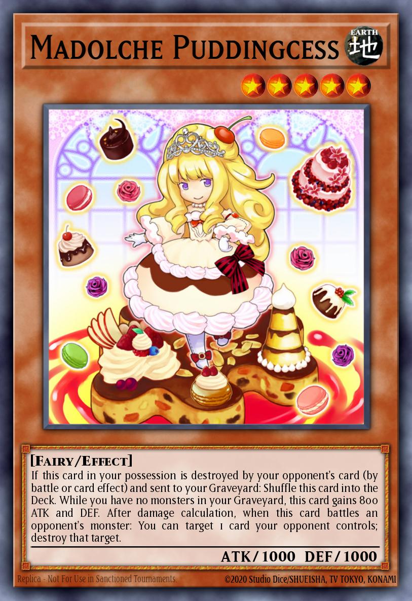 Madolche Puddingcess Yu-Gi-Oh card