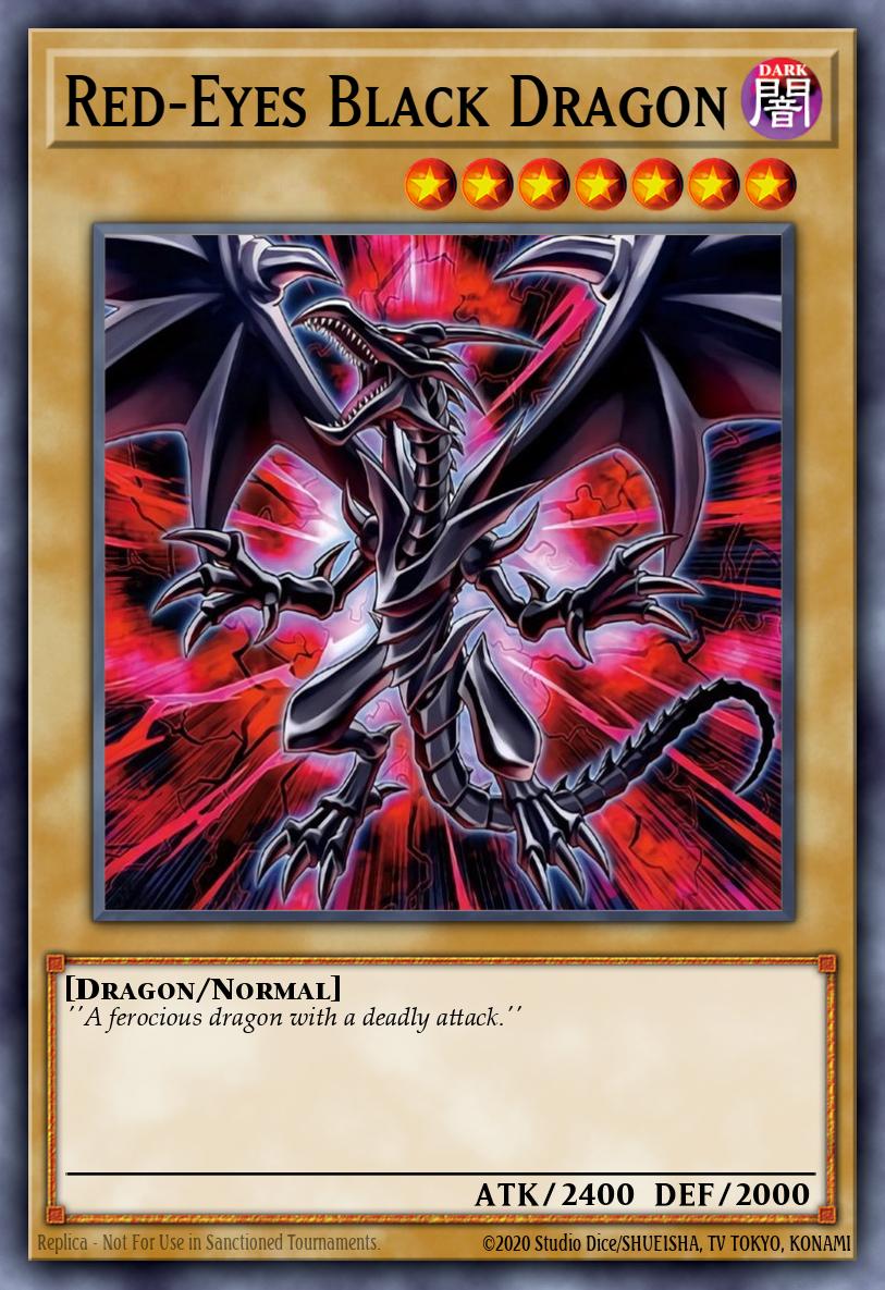 Red-Eyes Black Dragon Yu-Gi-Oh card