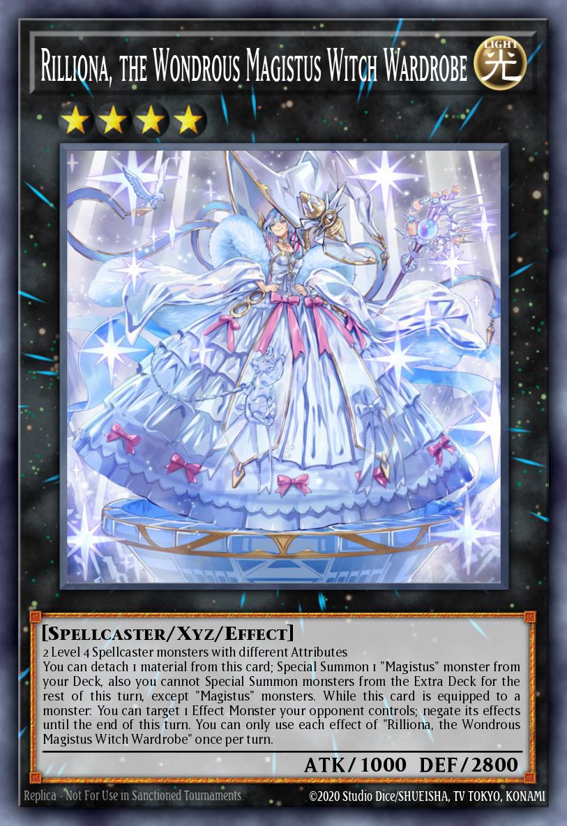 Rilliona, the Wondrous Magistus Witch Wardrobe Yu-Gi-Oh card