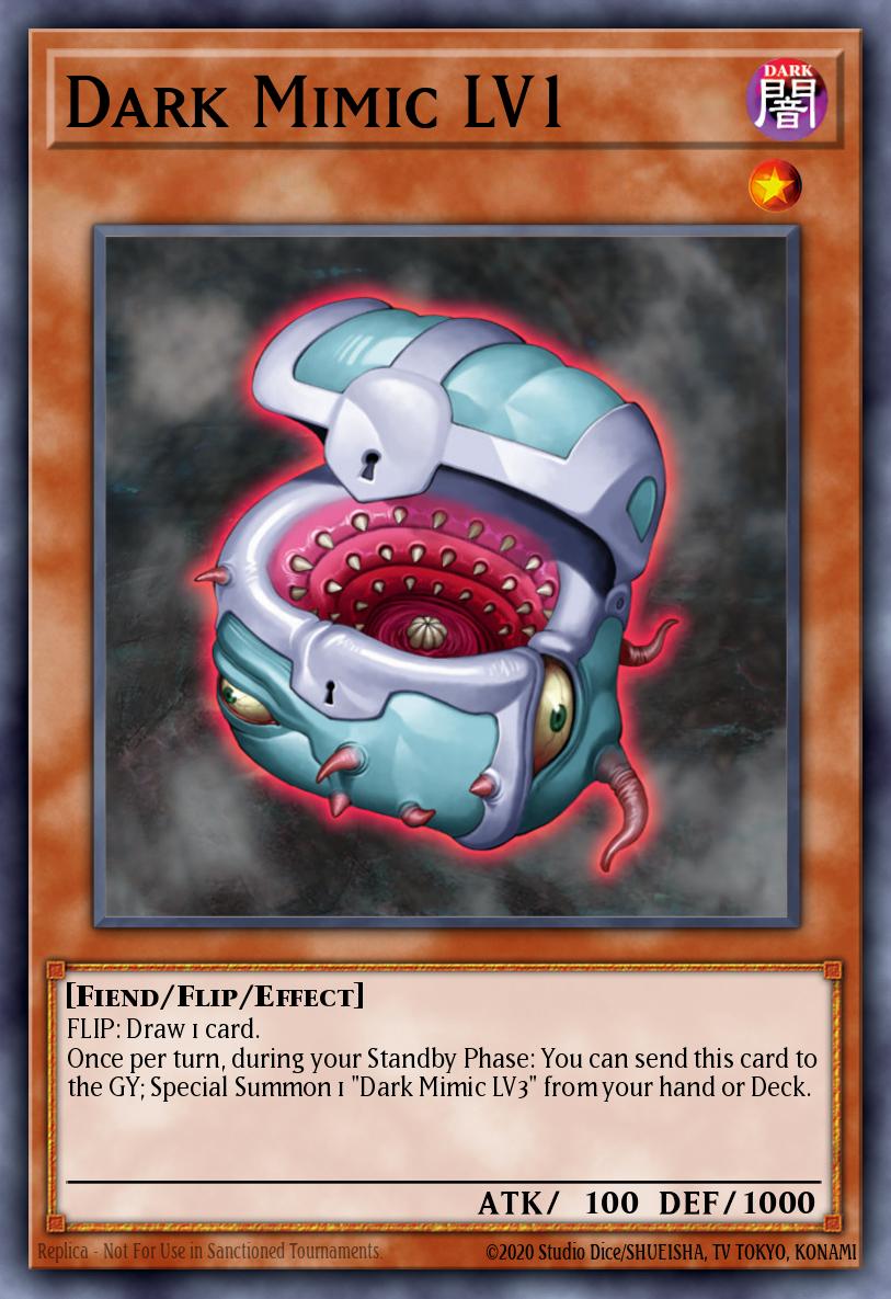 Dark Mimic LV1 Yu-Gi-Oh card