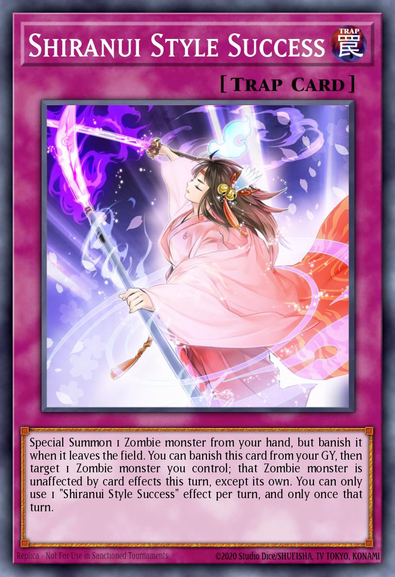Shiranui Style Success Yu-Gi-Oh card